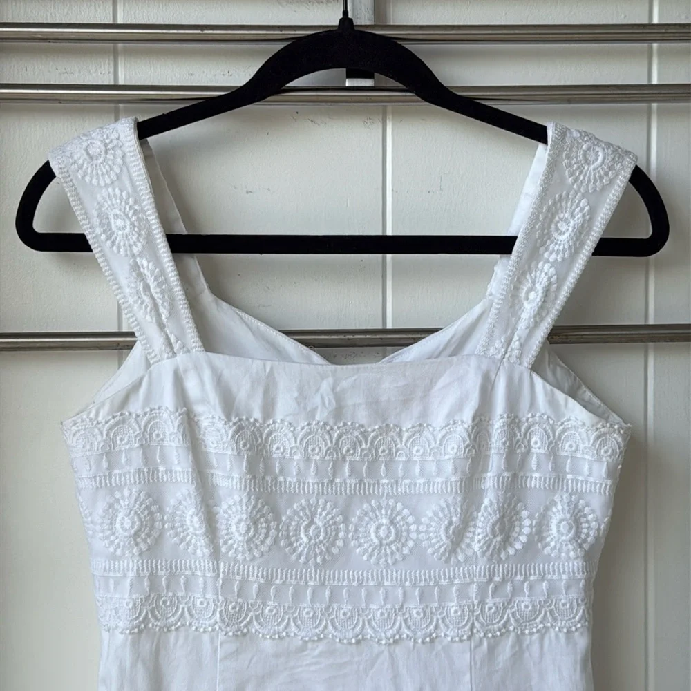 Lilly Pulitzer For the Love of Lace Bree White Sleeveless Dress 0 - Picture 5 of 8